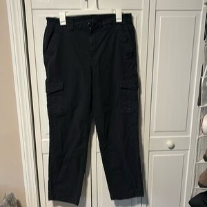 America eagle black cargo pants size 14